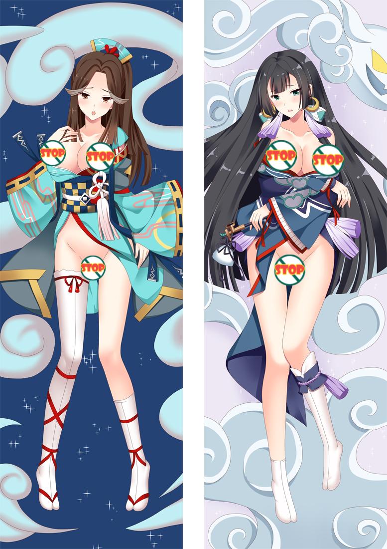 Onmyoji Enenra Hentai Dakimakura Body Pillow Cover image 0