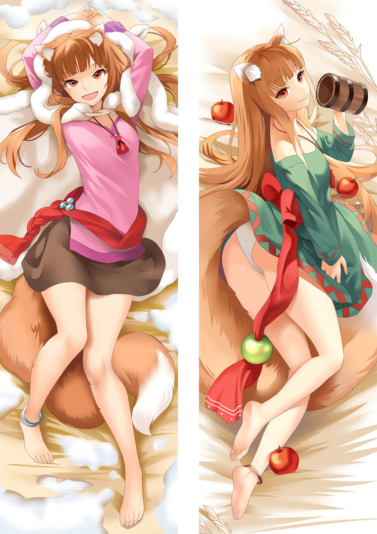 Spice and Wolf Holo Anime Dakimakura Pillow Cover image 0