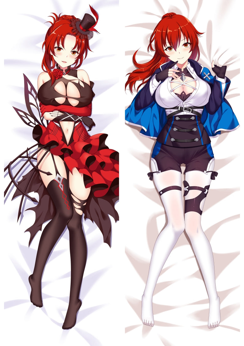 Girls' Frontline Murata Himeko Anime Dakimakura Pillow Cover image 0