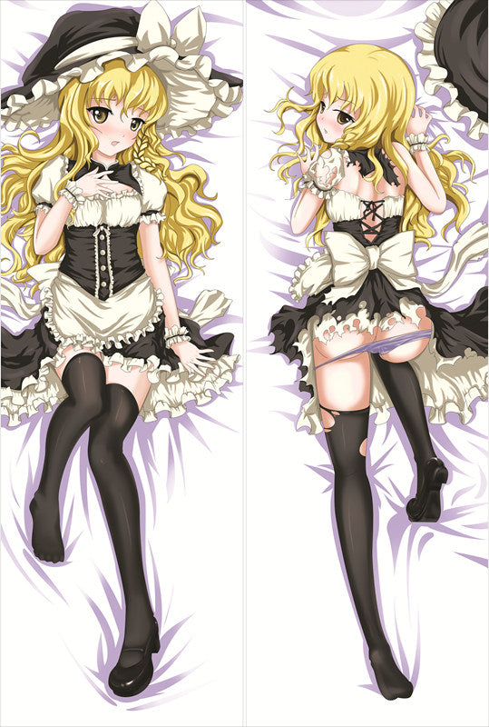 TouHou Project Kirisame Marisa Anime Dakimakura Body Pillow Cover image 0