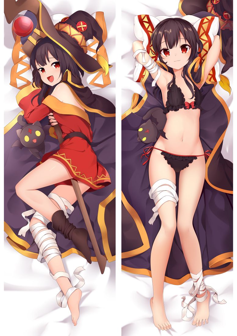 KonoSuba God's Blessing on This Wonderful World Megumin Anime Dakimakura Pillow Cover image 0