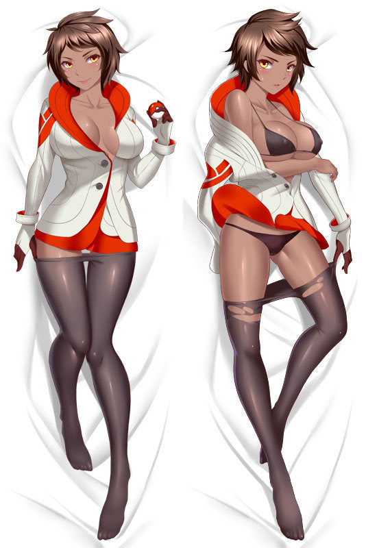Pokemon Go Team Leader Valor Anime Dakimakura Japanese Pillow Cover image 0