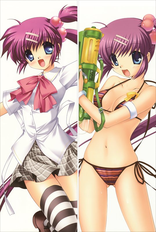 Little Busters! Haruka Saigusa Anime Dakimakura Waifu Pillow Case image 0