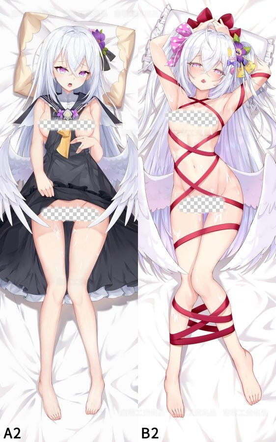 Blue Archive Shirasu Azusa Anime Dakimakura Naked Body Pillow Cover image 0
