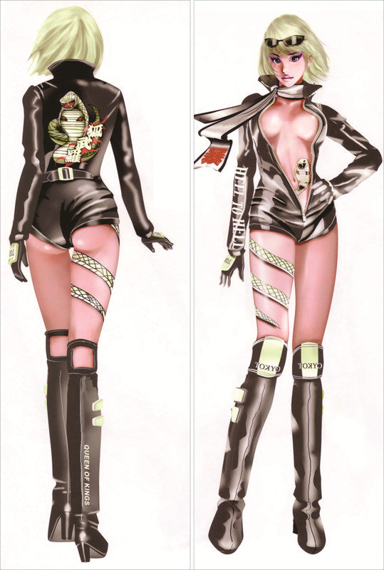 Rumble Roses Rowdy Reiko Anime Dakimakura Pillow Cover image 0