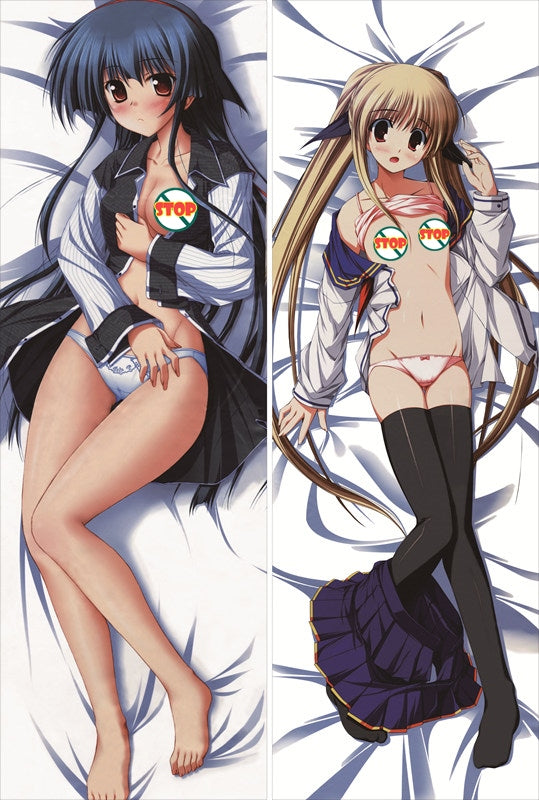 Haruiro Ouse Aono Kuderhaits Suzuran + Okazaki Haruna Anime Dakimakura Body Pillow Cover image 0