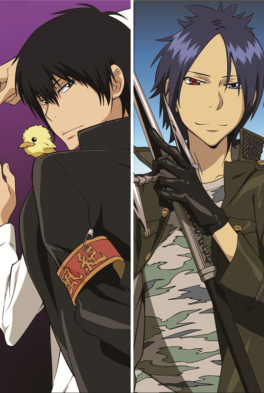 Reborn! Mukuro Rokudo + Kyoya Hibari Anime Dakimakura Body Pillow Case image 0