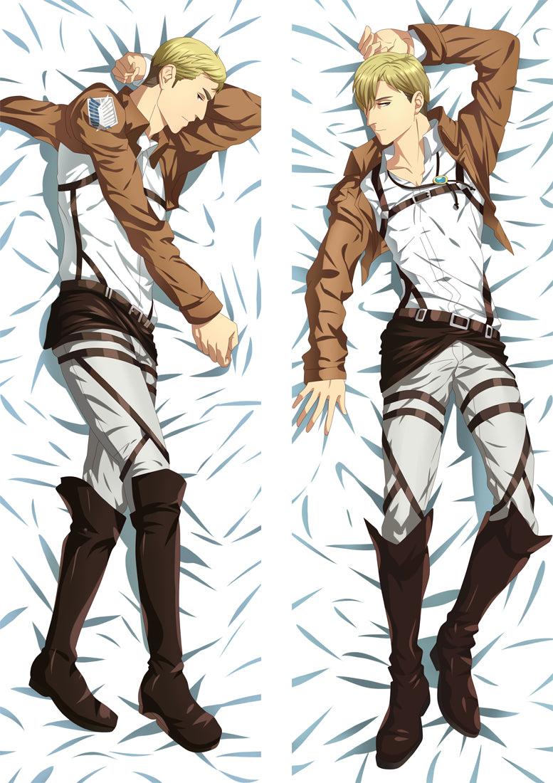 Attack on Titan Erwin Smith Dakimakura Body Pillow Cover image 0