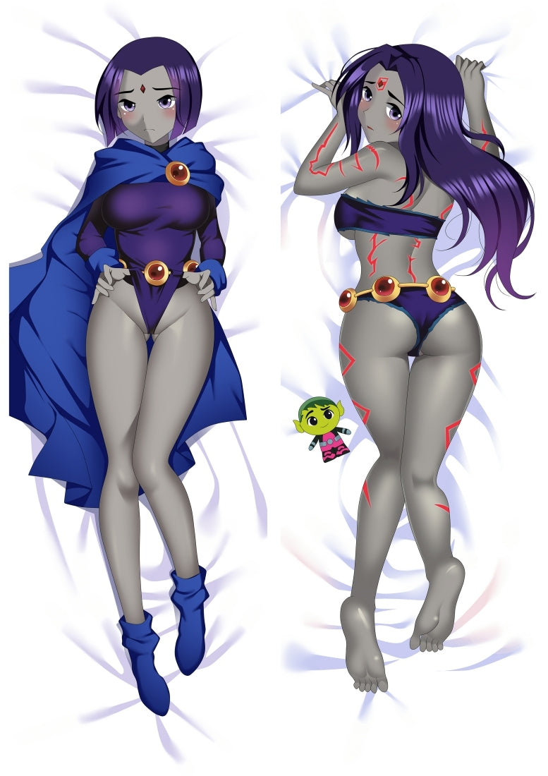 Teen Titans Raven Anime Dakimakura Pillow Cover image 0