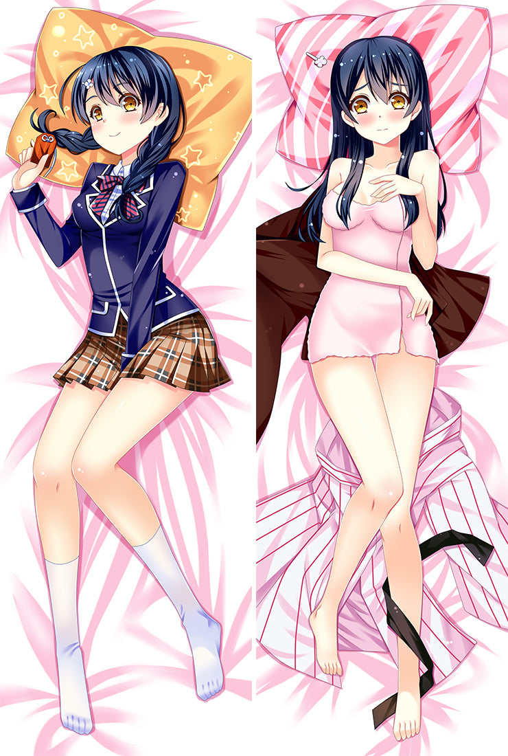 Shokugeki no Soma Megumi Tadokoro Anime Dakimakura Pillow Case image 0