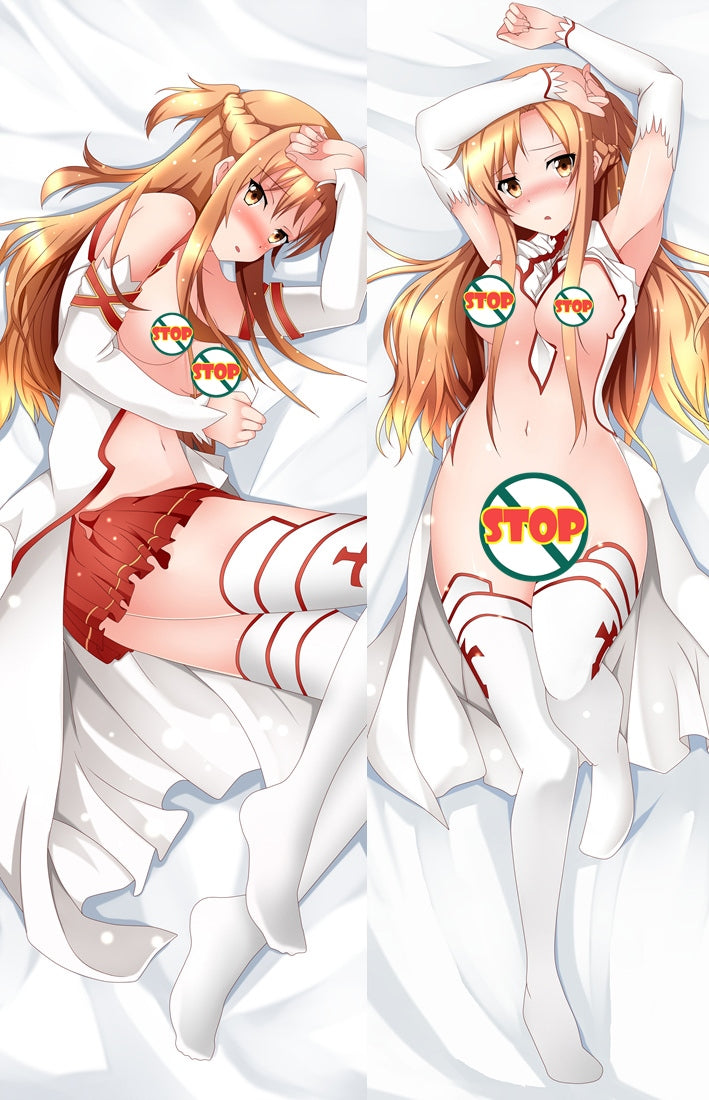 Sword Art Online Asunaï¼Yuuki Asuna Anime Dakimakura Pillow Cover image 0
