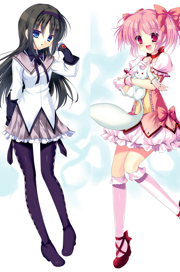 Puella Magi Madoka Magica Madoka Kaname Homura Akemi Anime Dakimakura Pillow Cover image 0