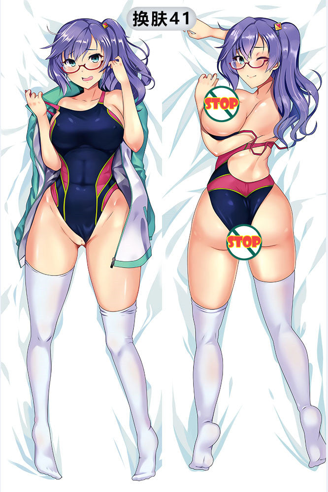 Sexy Anime Girl Sex Insert Air Pillow Separated Legs Cover image 0