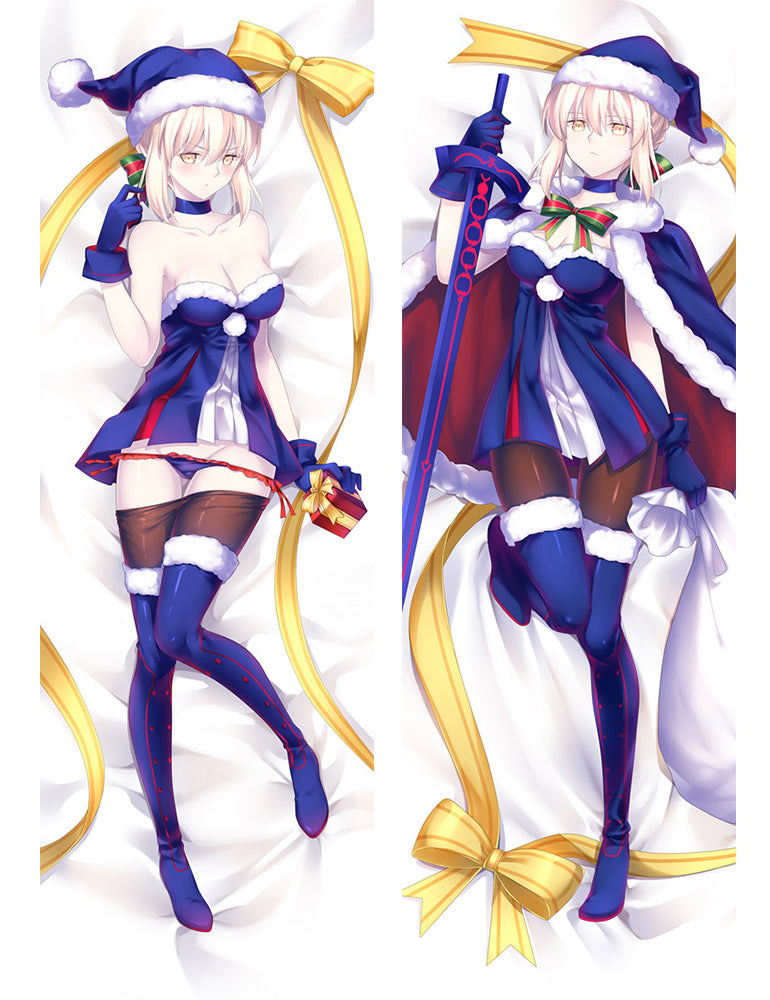 New Fate Stay Night Zero Dakimakura Saber Christmas Anime Hugging Body Pillow Case image 0