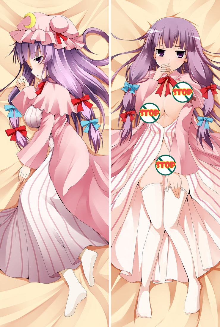 Touhou Project Patchouli Knowledge Anime Dakimakura Pillow Cover image 0