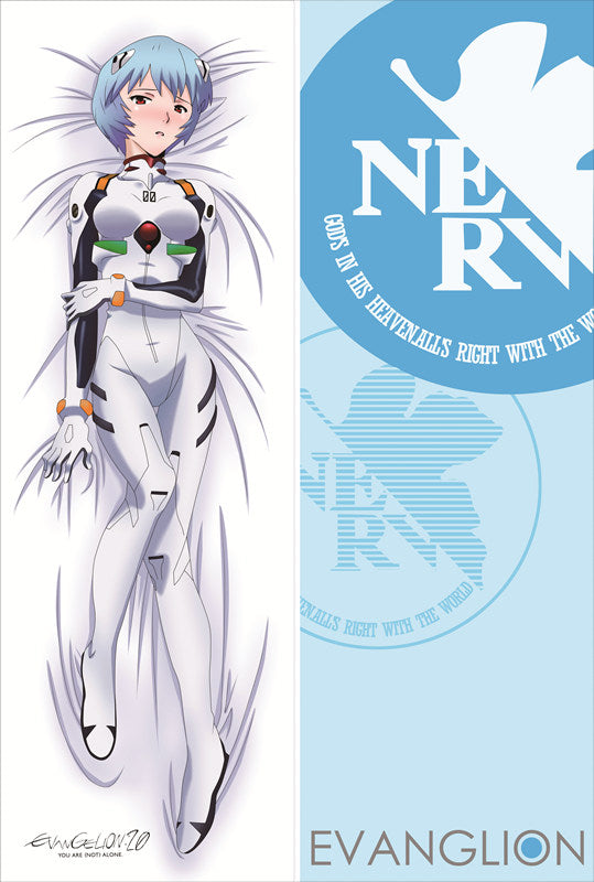 Neon Genesis Evangelion Rei Ayanami Anime Dakimakura Waifu Pillow Case image 0