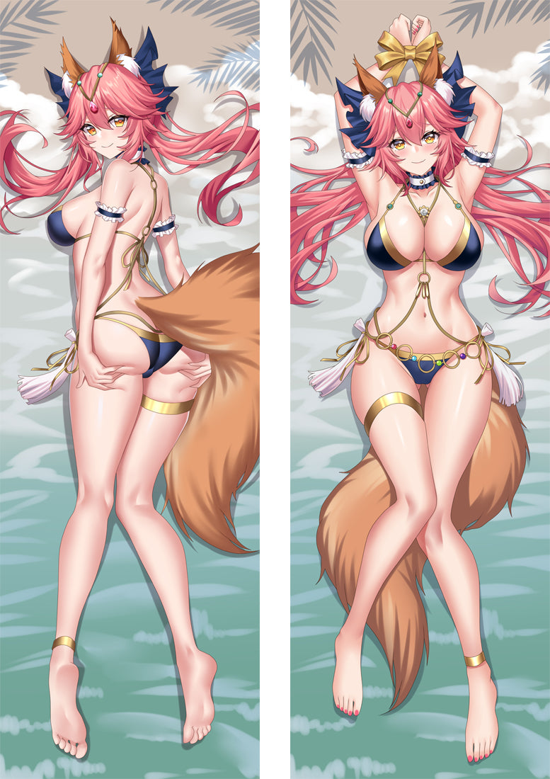 Fate/Extra Tamamo no Mae Anime Dakimakura Body Pillow Cover image 0