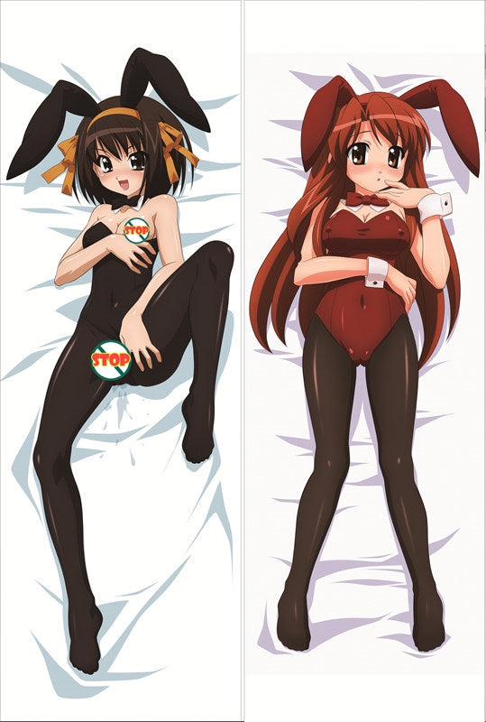 Haruhi Suzumiya Anime Dakimakura Waifu Pillow Case image 0