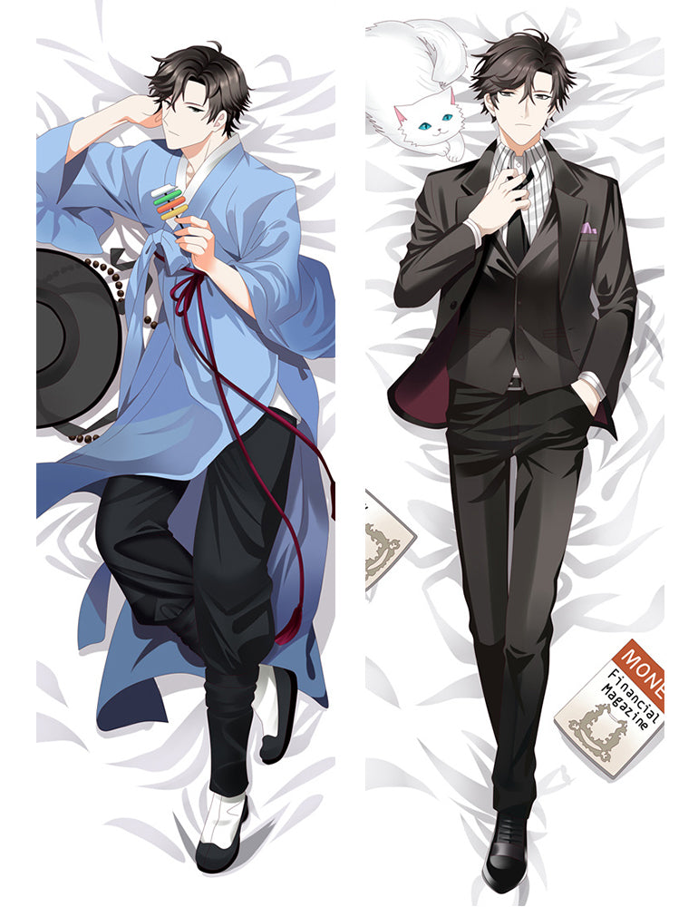 Mystic Messenger Jumin Han Anime Dakimakura Pillow Cover image 0