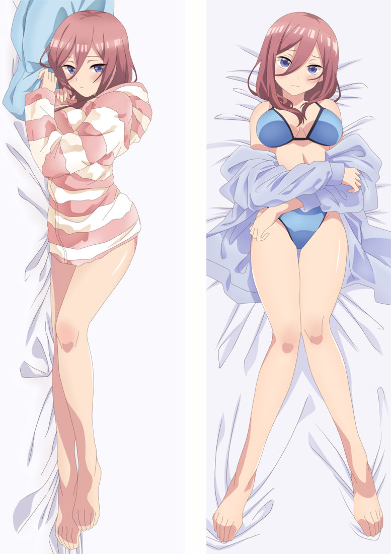 The Quintessential Quintuplets Nakano Miku Anime Dakimakura Pillow Cover image 0