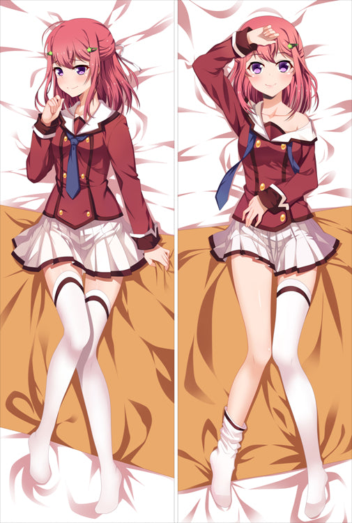 Inou-Battle wa Nichijou-kei no Naka de Tomoyo Kanzaki Anime Dakimakura Japanese Pillow Cover image 0