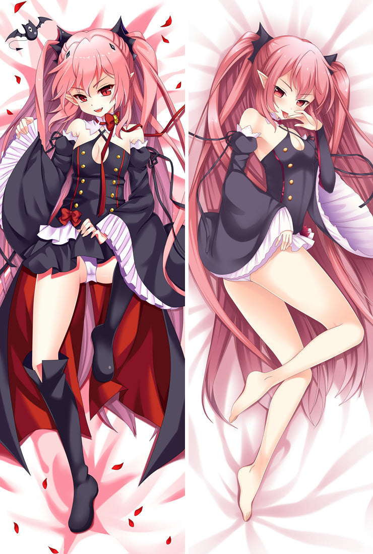 Seraph of the End Krul Tepes Anime Dakimakura Pillow Case image 0