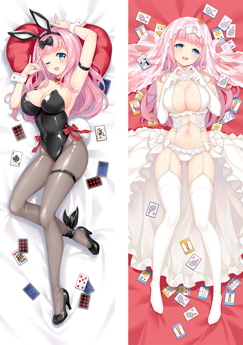 Kaguya-sama: Love Is War Fujiwara Chika Anime Dakimakura Pillow Cover image 0