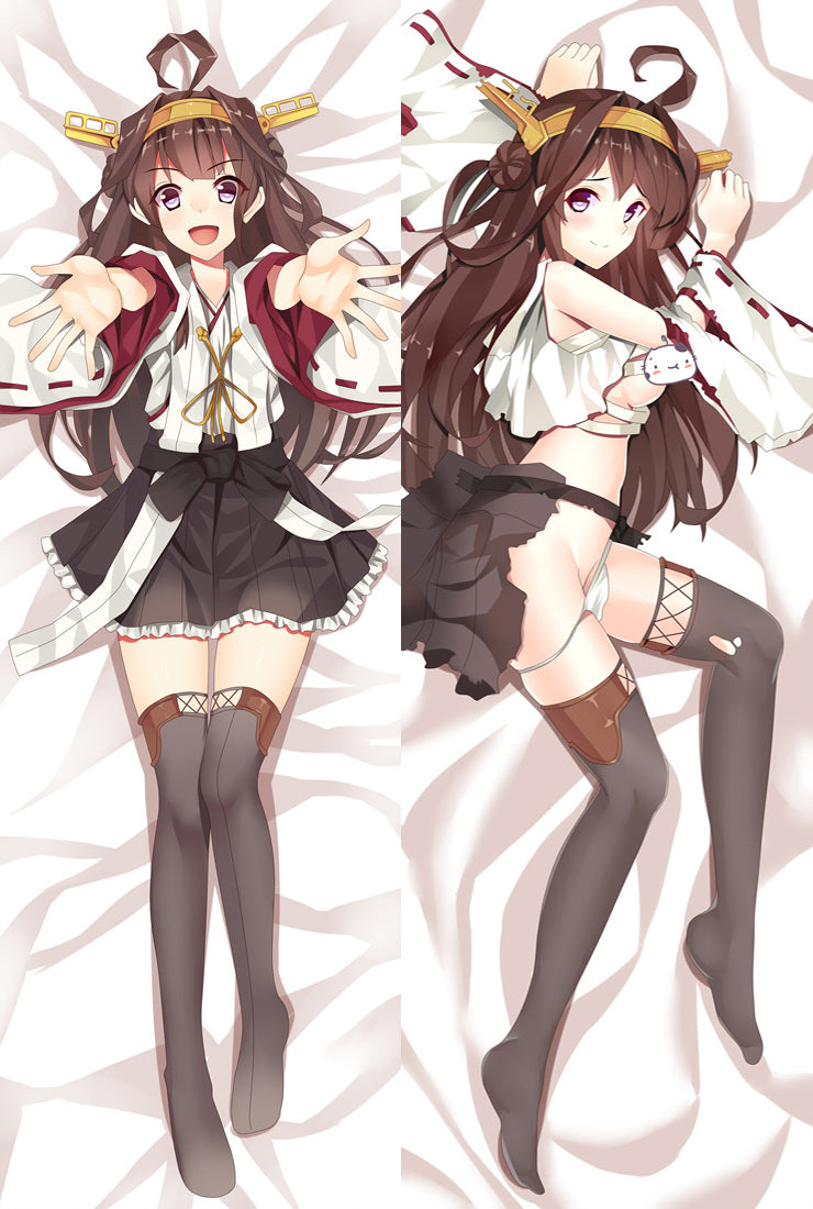 Kantai Collection Kongou Anime Dakimakura Pillow Cover image 0