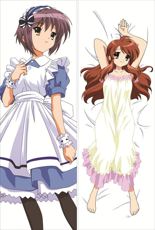 Haruhi Suzumiya Anime Dakimakura Waifu Pillow Case image 0