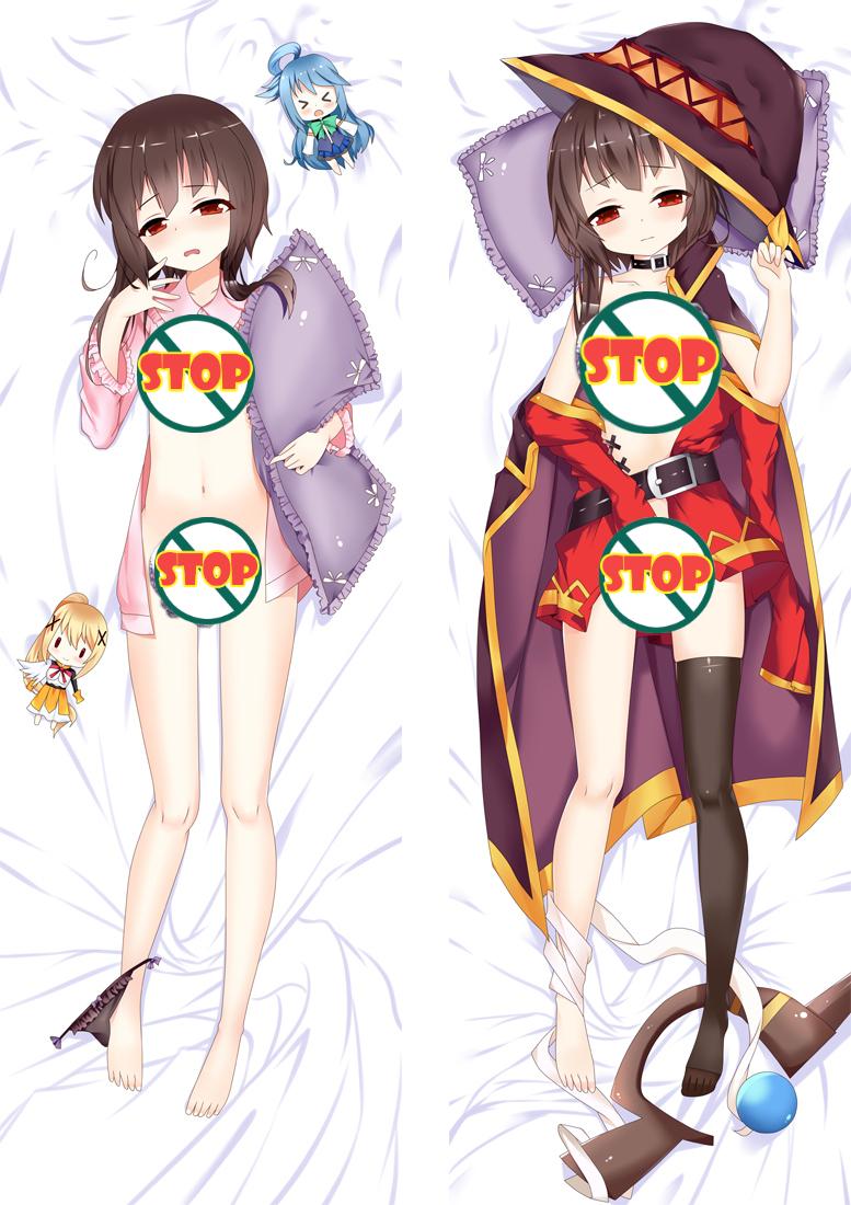 KonoSuba God's Blessing on This Wonderful World! Megumin Anime Dakimakura Girl Body Pillow Cover image 0