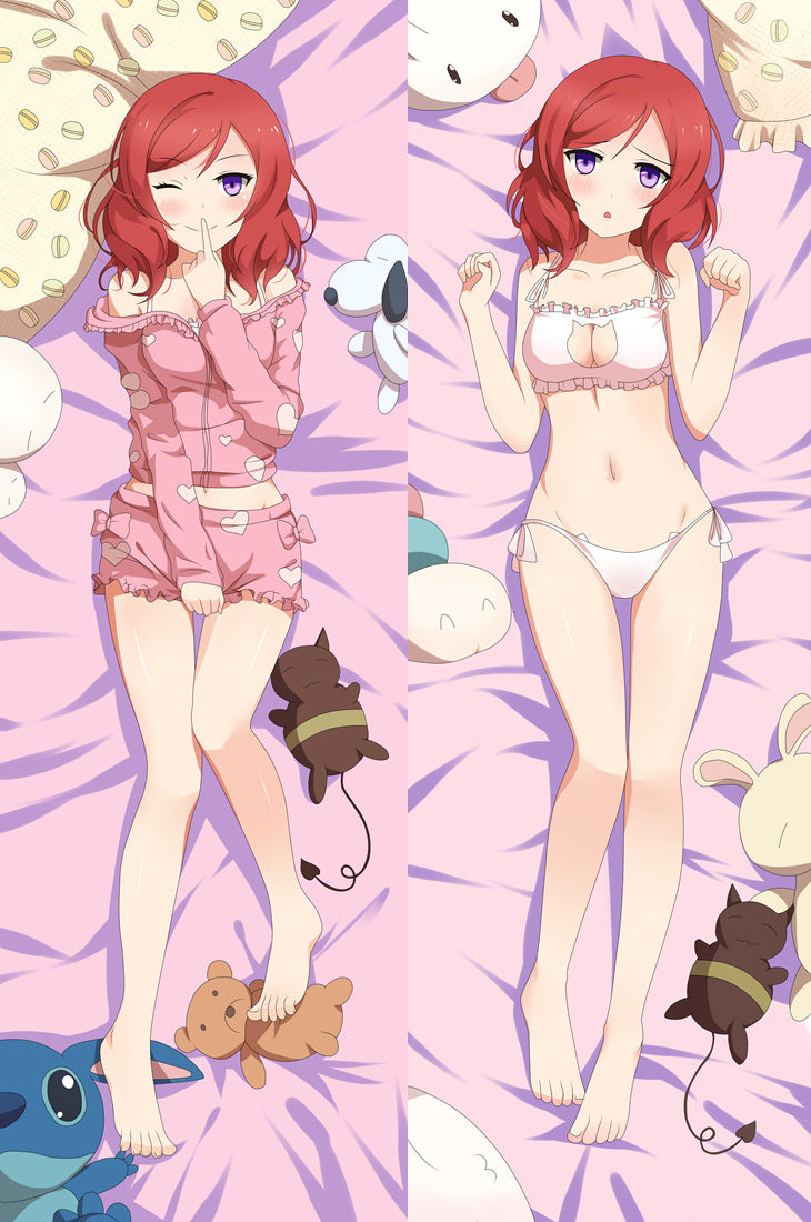 Love Live Maki Nishikino Anime Dakimakura Pillow Cover image 0