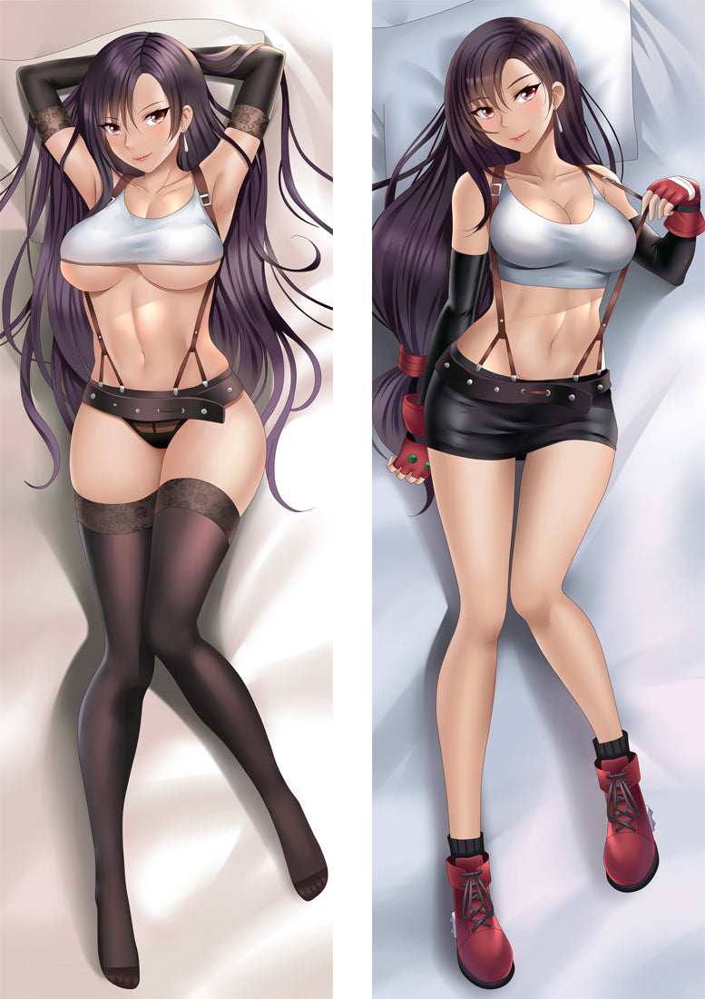 Final Fantasy Tifa Lockhart Dakimakura Body Pillow Cover image 0