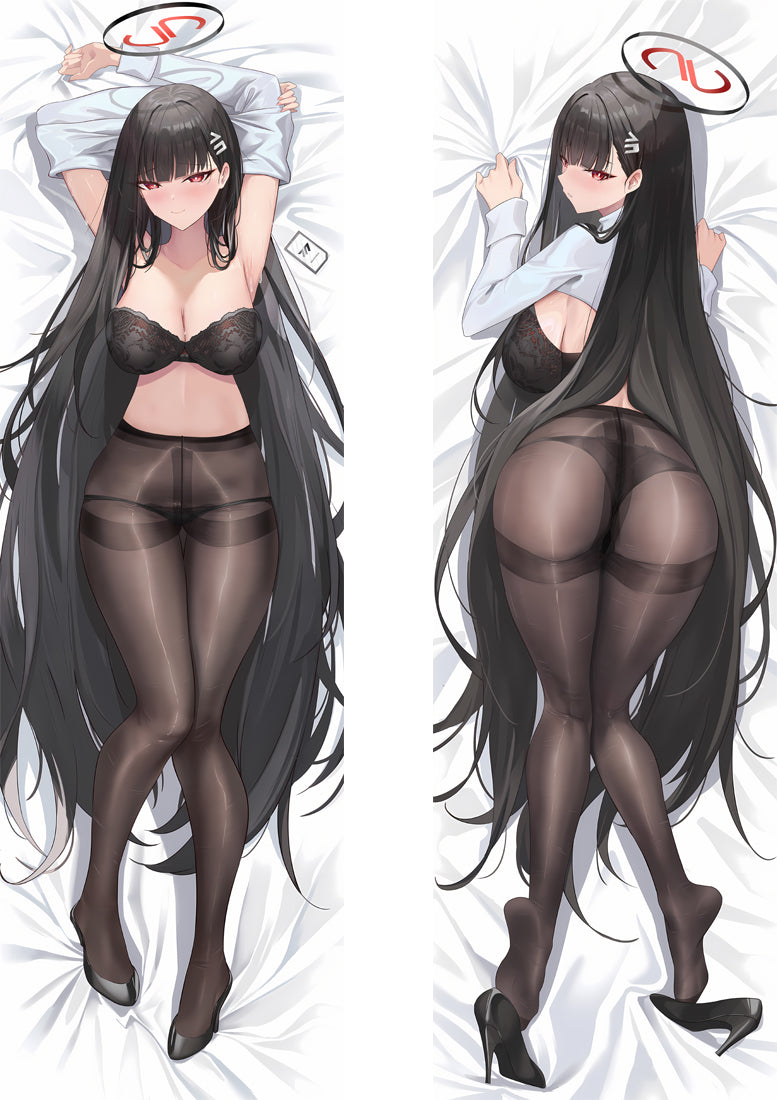 Blue Archive Tsukatsuki Rio Anime Dakimakura Girl Body Pillow Cover image 0