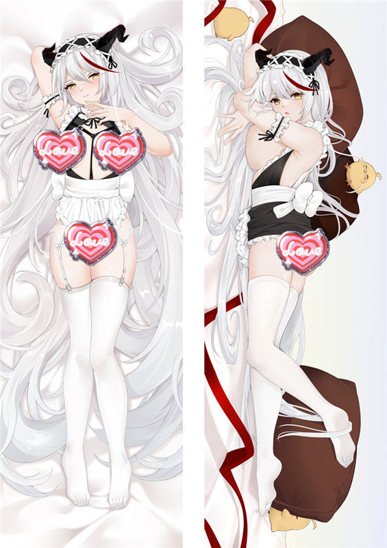 Azur Lane KMS Agir Anime Dakimakura Pillow Cover image 0