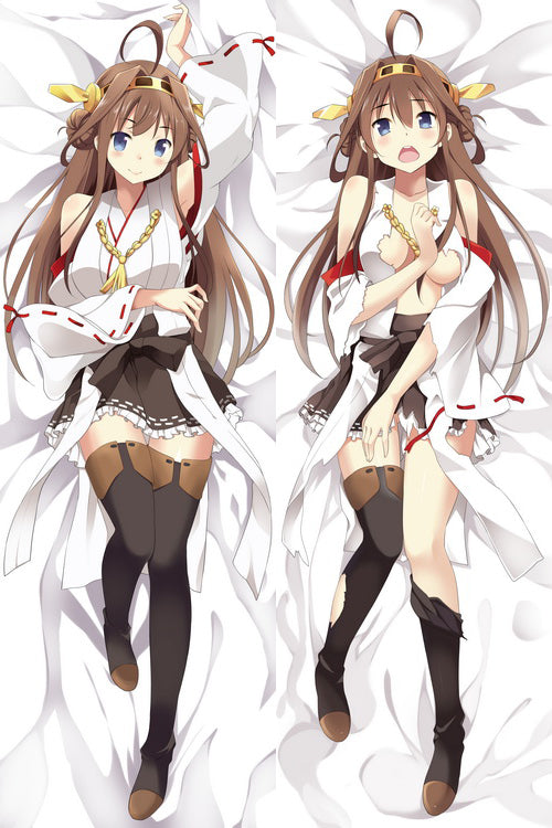 Kantai Collection Battleship Kongou Anime Dakimakura Pillow Cover image 0