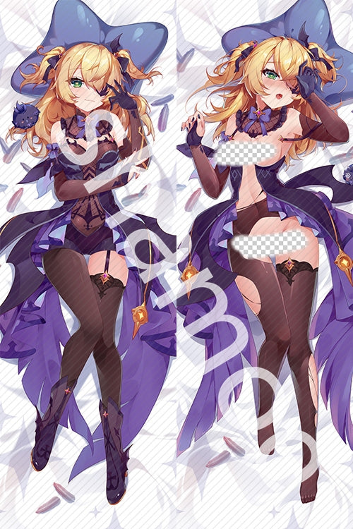 Genshin Impact Fischl Anime Dakimakura Sexy Pillow Cover image 0