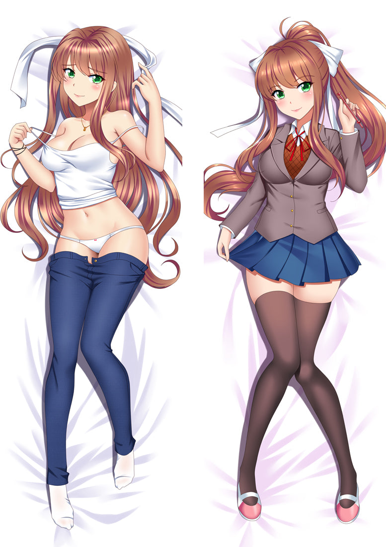 Monika Dakimakura Body Pillow Cover - Doki Doki Literature Club! image 0