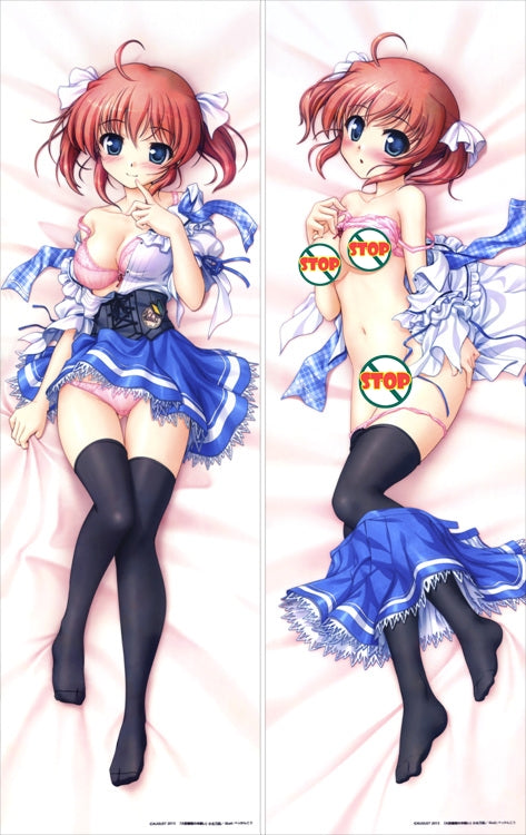 Daitoshokan no Hitsujikai Nagi Kodachi Anime Dakimakura Body Pillow Cover image 0