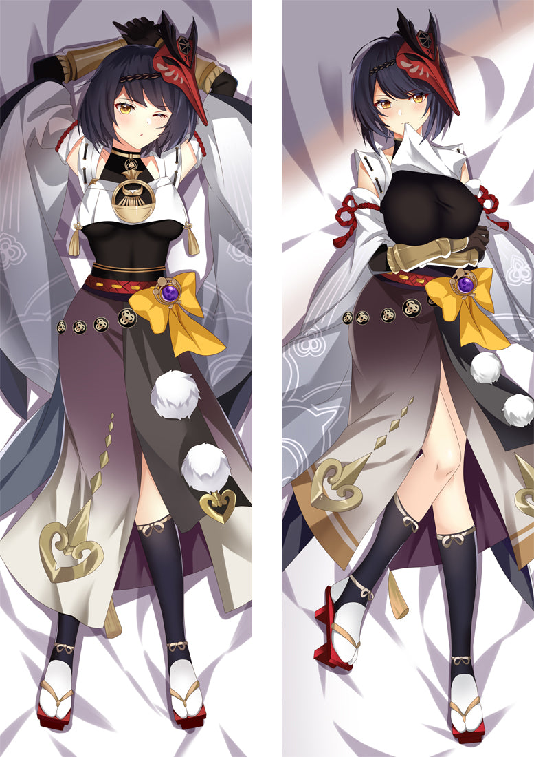 Genshin Impact Sara Anime Body Pillow Cover image 0