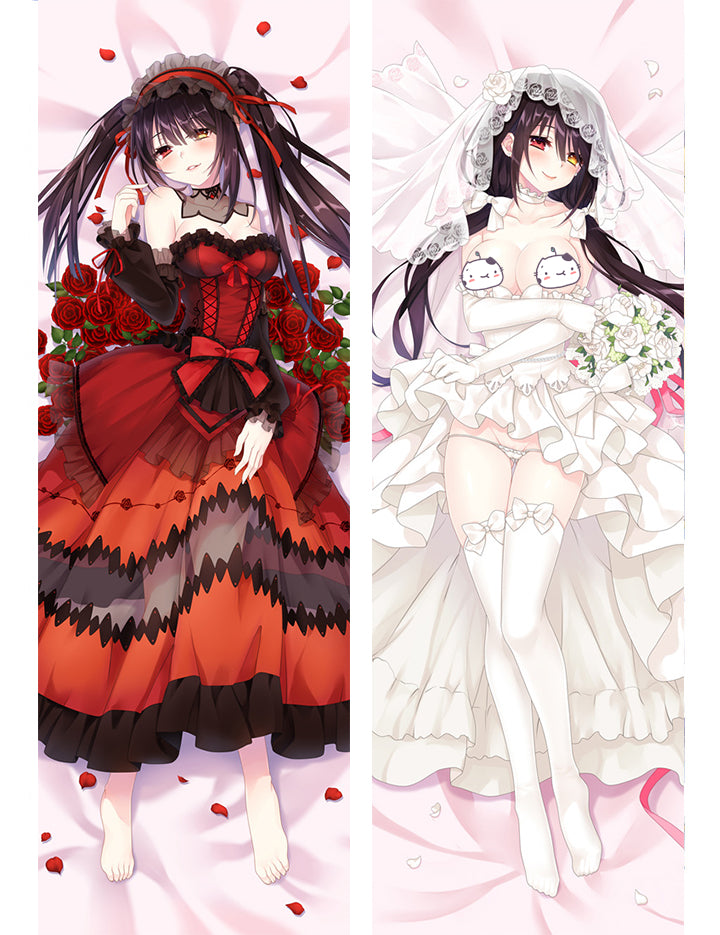 Date A Live Kurumi Tokisaki Anime Dakimakura Pillow Cover image 0
