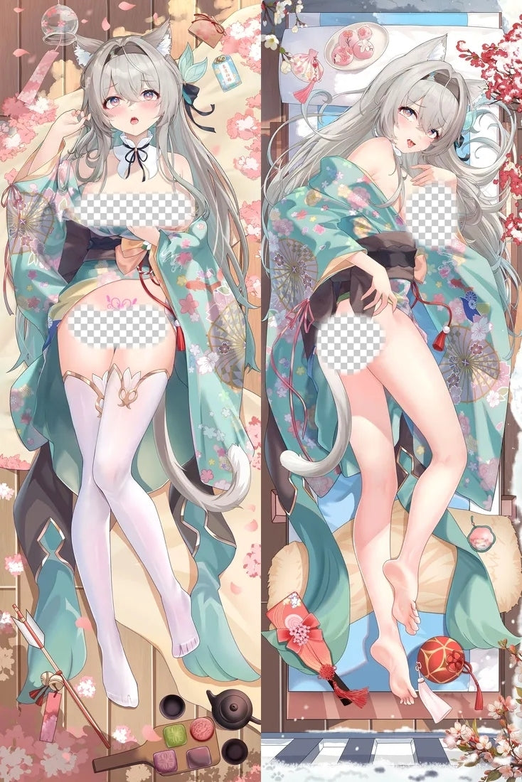Honkai: Star Rail Firefly Anime Dakimakura Naked Body Pillow Cover image 0