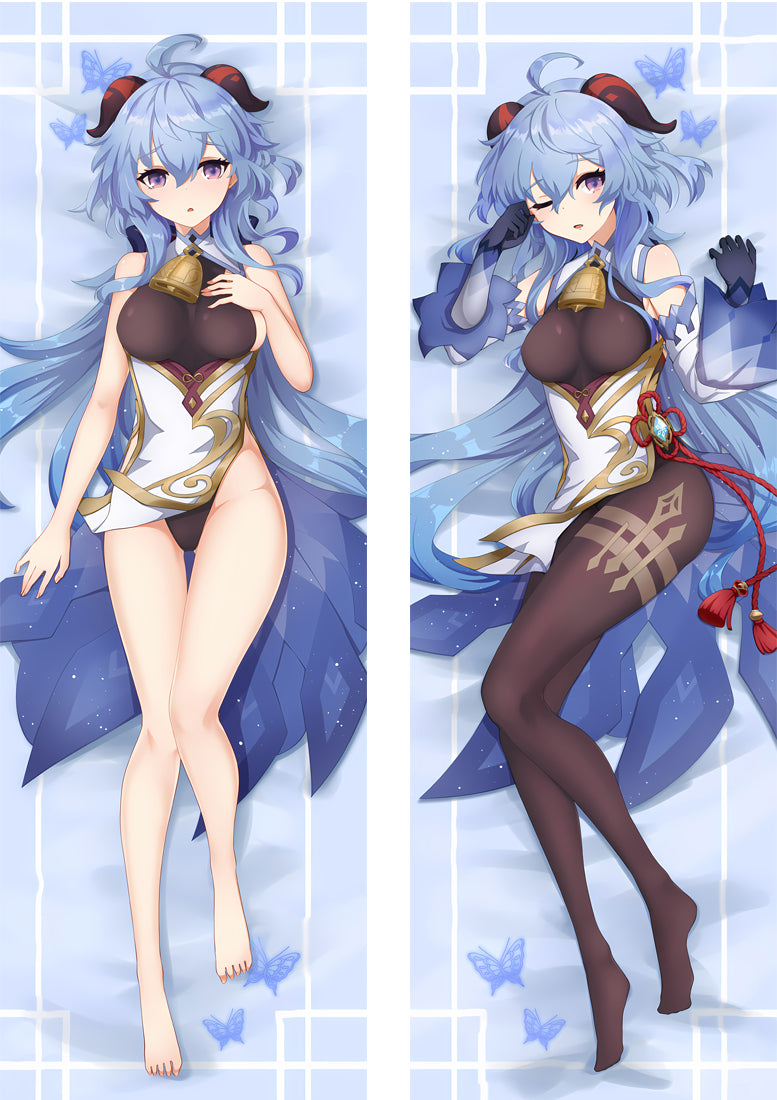 Genshin Impact Ganyu Anime Dakimakura Body Pillow Cover image 0