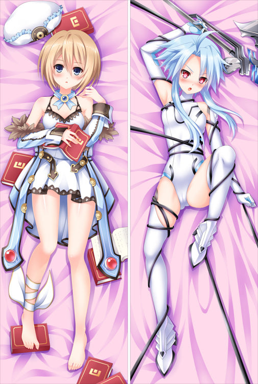 New Anime Video Game Hyperdimension Neptunia White Heart Blanc Dakimakura Bed Hugging Body Pillow Case Cover image 0