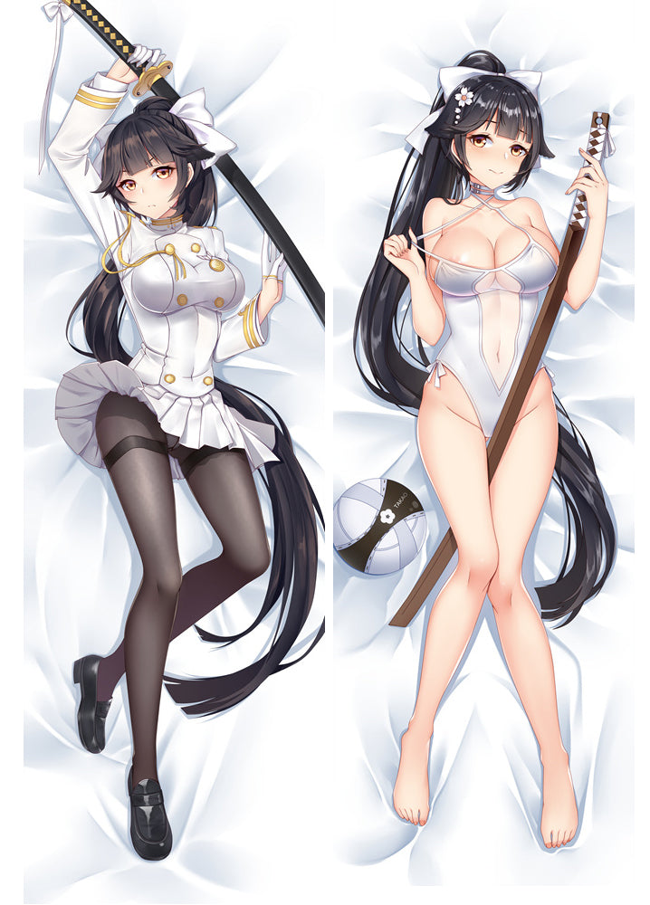 New Game Azur Lane Takao Anime Pillow Case otaku Hugging Body Dakimakura image 0