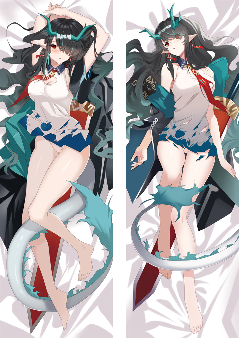 Arknights Dusk Anime Dakimakura Body Pillow Cover image 0