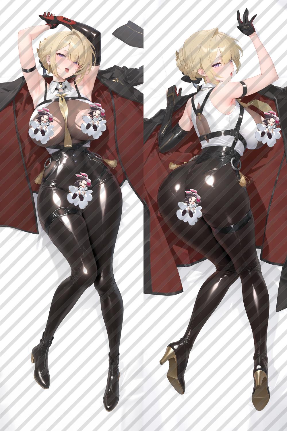 Zenless Zone Zero Evelyn Chevalier Anime Dakimakura Sexy Body Pillow Cover image 0