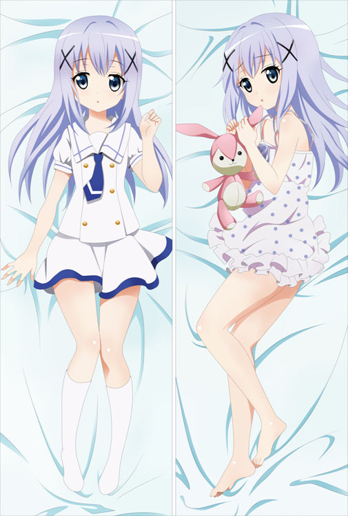 Is the Order a Rabbit? Chino Kafuu Anime Dakimakura Pillow Cover image 0