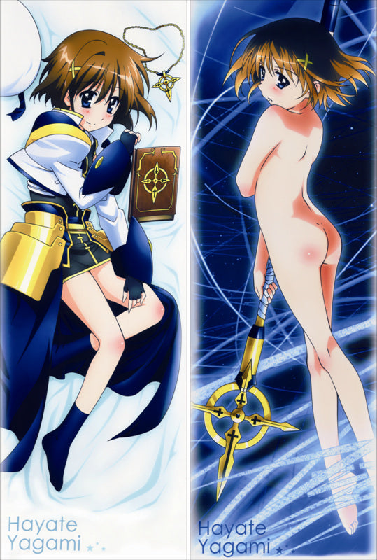 Magical Girl Lyrical Nanoha Fate Testarossa Anime Dakimakura Pillow Cover image 0