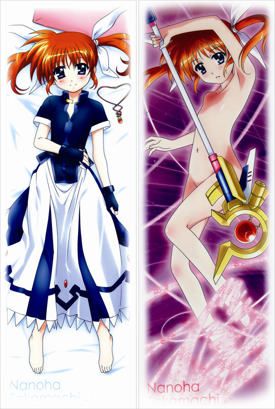 Magical Girl Lyrical Nanoha Fate Testarossa Anime Dakimakura Pillow Cover image 0
