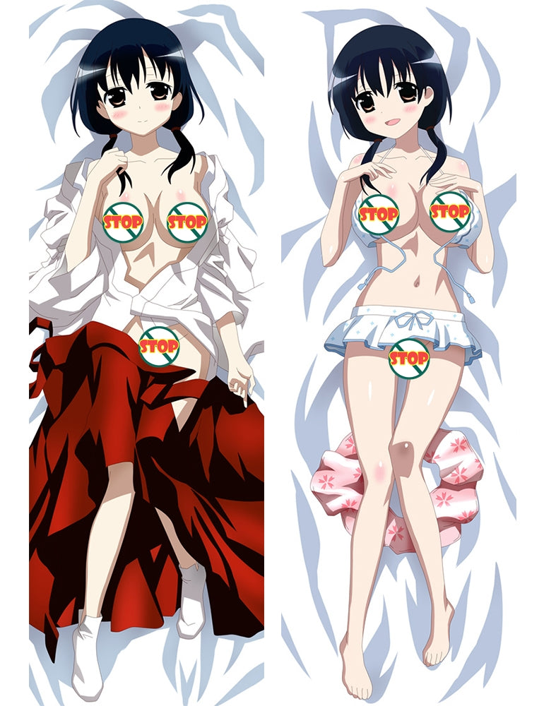 Saki Komaki Jindai Anime Dakimakura Pillow Case image 0
